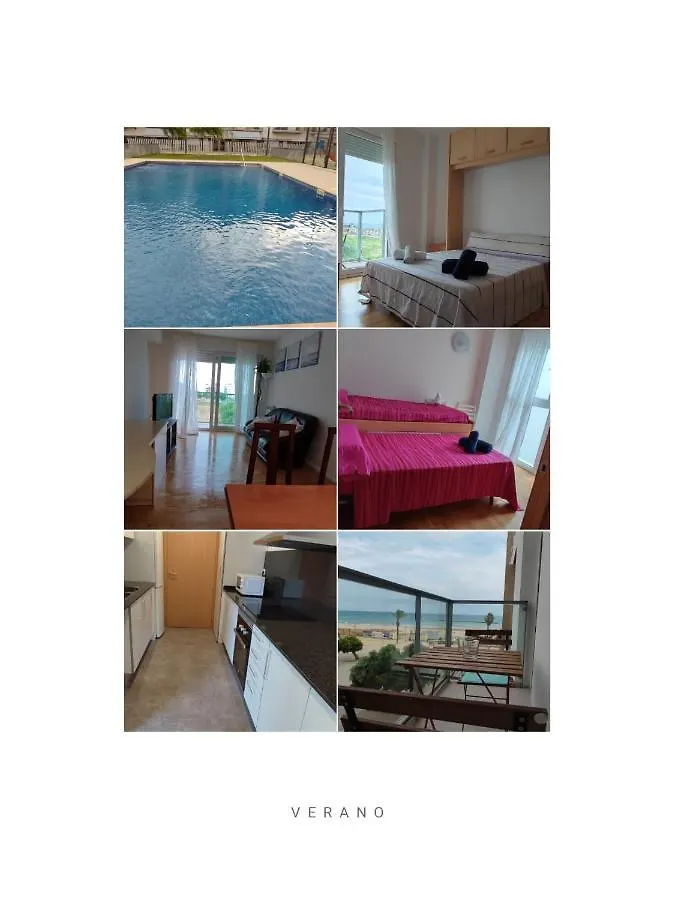 Apartamento En Primera Linea De Mar Con Piscina Apartment Cubelles 0*,